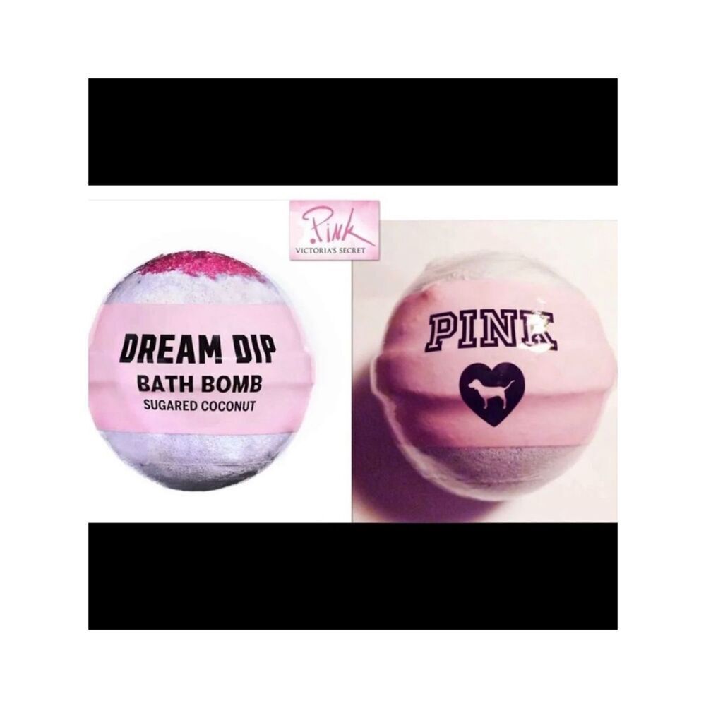 NWT Victoria's Secret PINK Bath Bomb Dream Dip Sugared Coconut 4.6 Oz. Sealed
